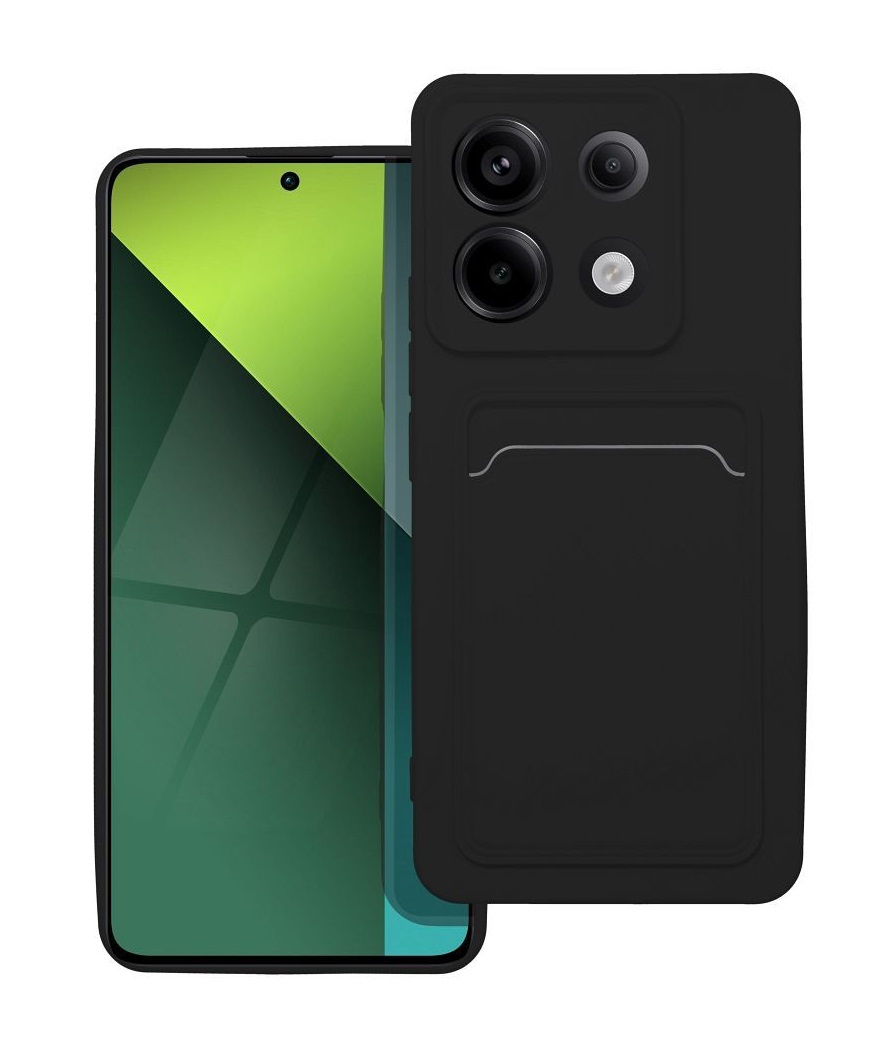 Zadný kryt Card Case pre Xiaomi Redmi Note 13 Pro 5G čierny
