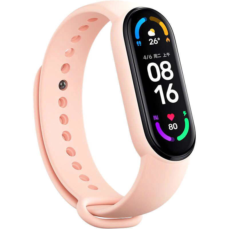 Remienok pre Xiaomi Mi Band 5-6-7 svetlo ružový