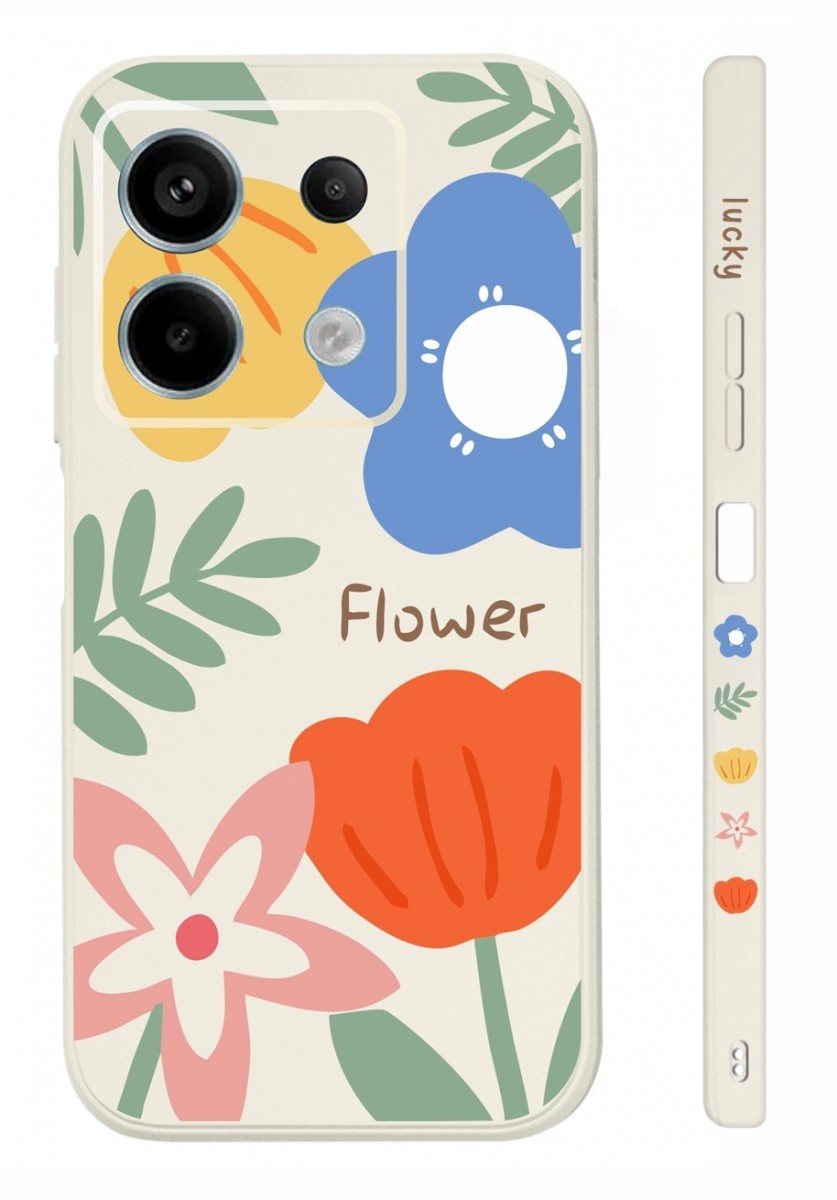 Zadný kryt Design na Xiaomi Redmi Note 13 Pro 5G Maľované kvety