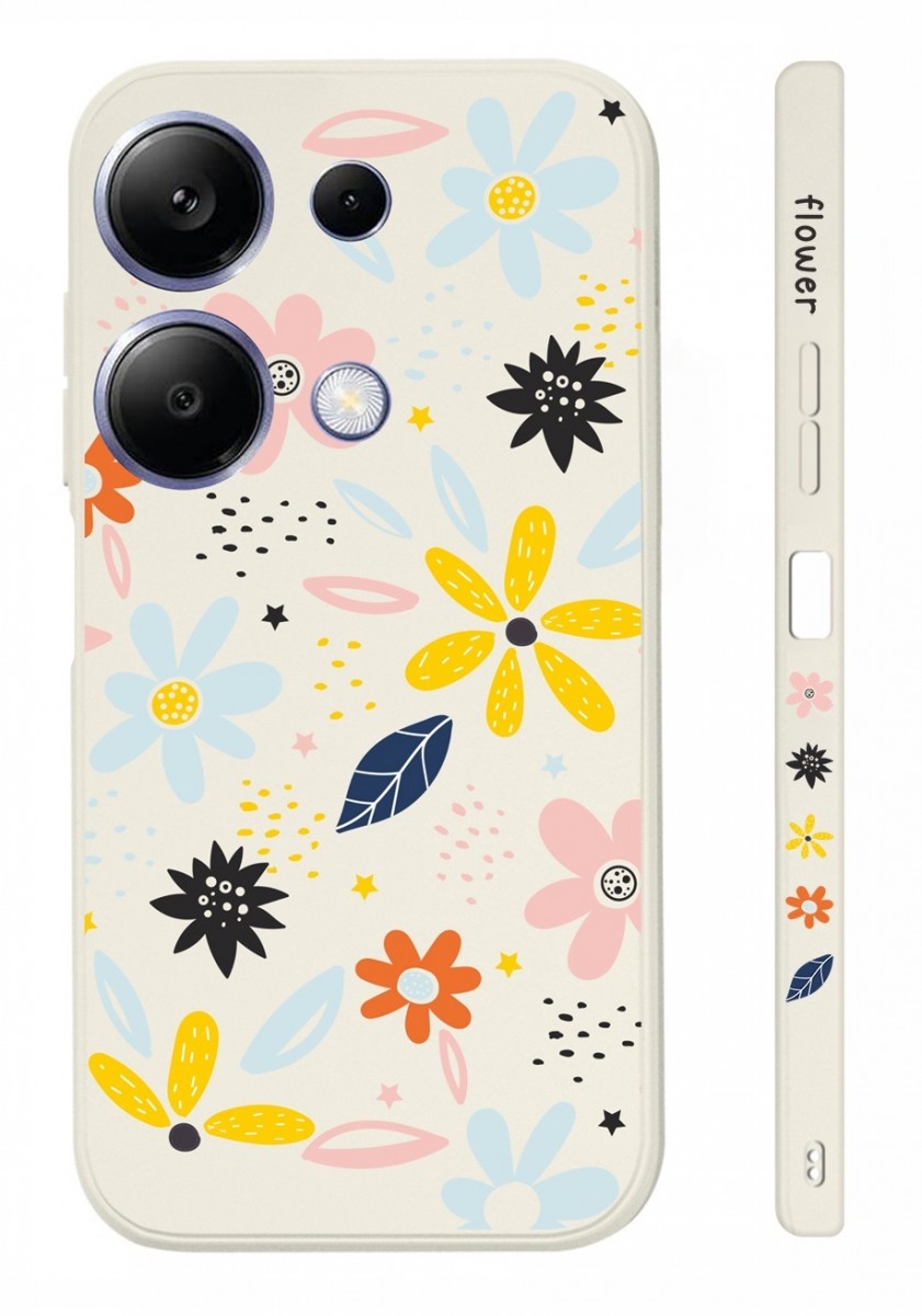 Zadný kryt Design na Xiaomi Redmi Note 13 Pro Farebné kvety