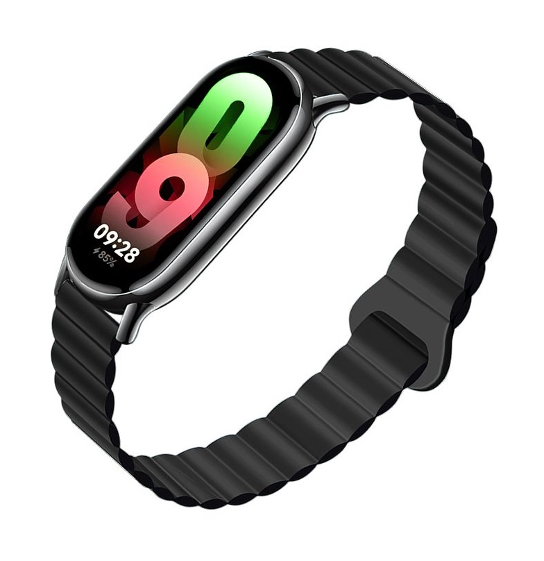 Silikónový remienok Forcell F-Design FX8 pre Xiaomi Mi Band 8 čierny