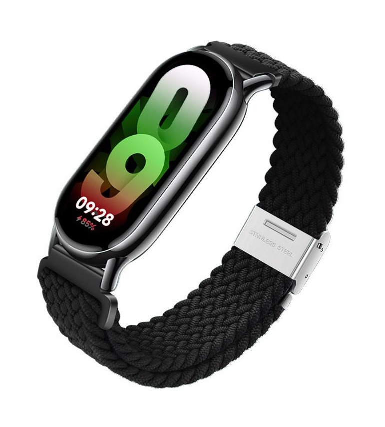 Nylonový remienok Forcell F-Design FX5 pre Xiaomi Mi Band 8 čierny