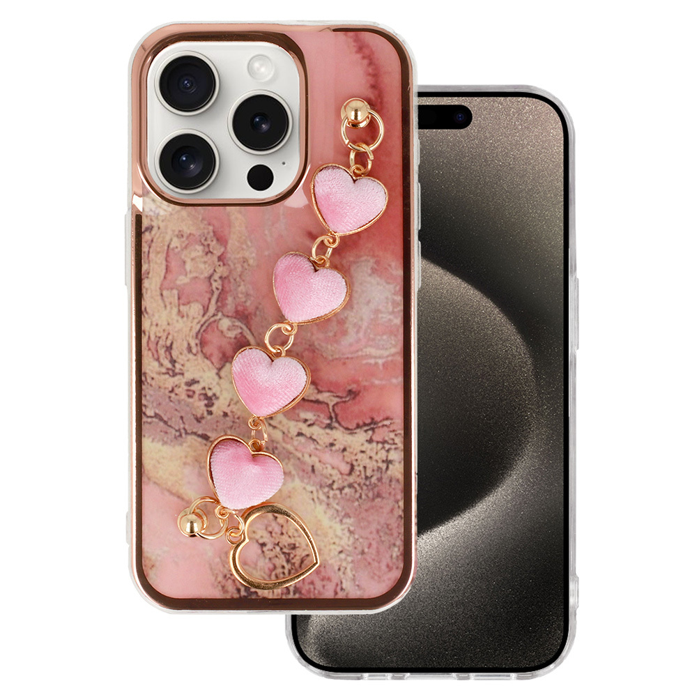 Trendové puzdro pre iPhone 15 Plus design 6 pink