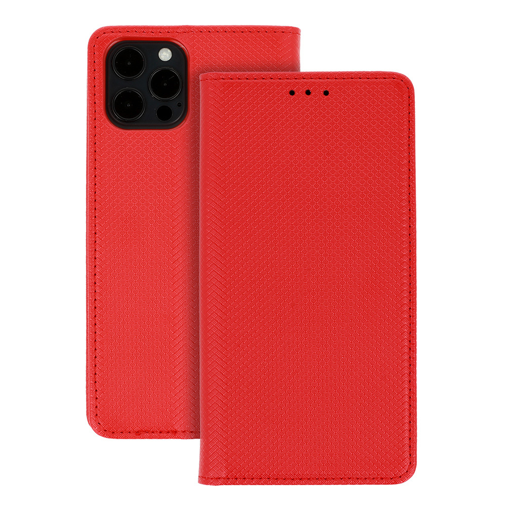 Flipové puzdro TopQ Smart Magnet pre SAMSUNG GALAXY S23 PLUS červené
