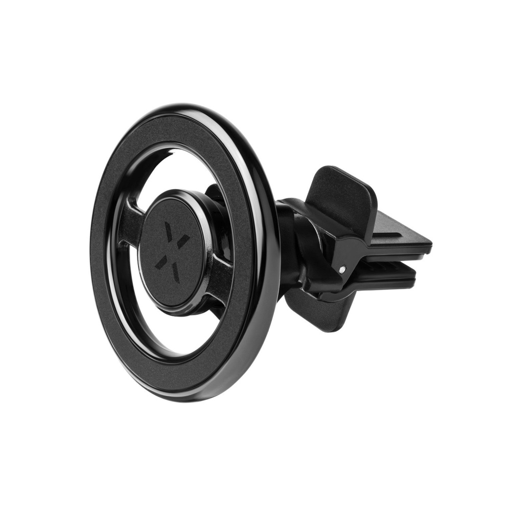 Magnetický kovový držiak FIXED MagMount Vent s podporou MagSafe, čierny