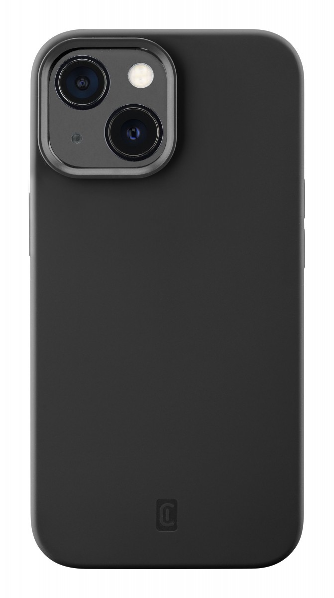 Ochranný silikónový kryt Cellularline Sensation pre Apple iPhone 13 Mini, čierny