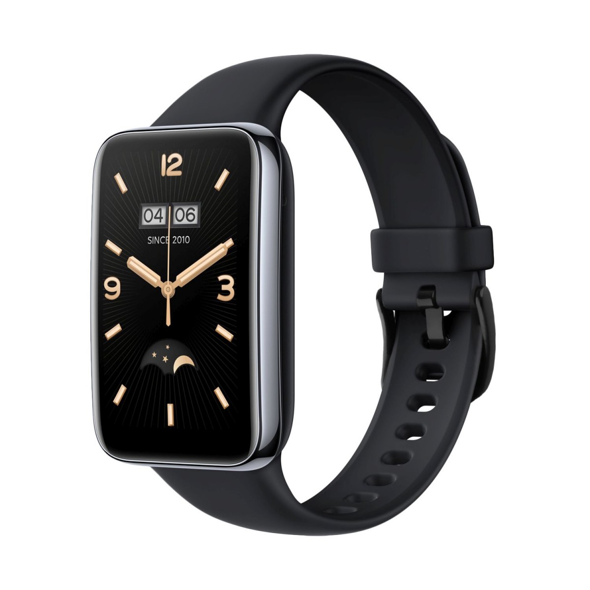 Silikónový remienok FIXED pre Xiaomi Mi Smart Band 7 Pro, čierny