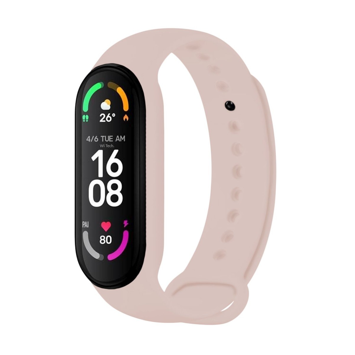 Silikónový remienok FIXED pre Xiaomi Band 7/ Mi Band 6/ Mi Band 5, ružový