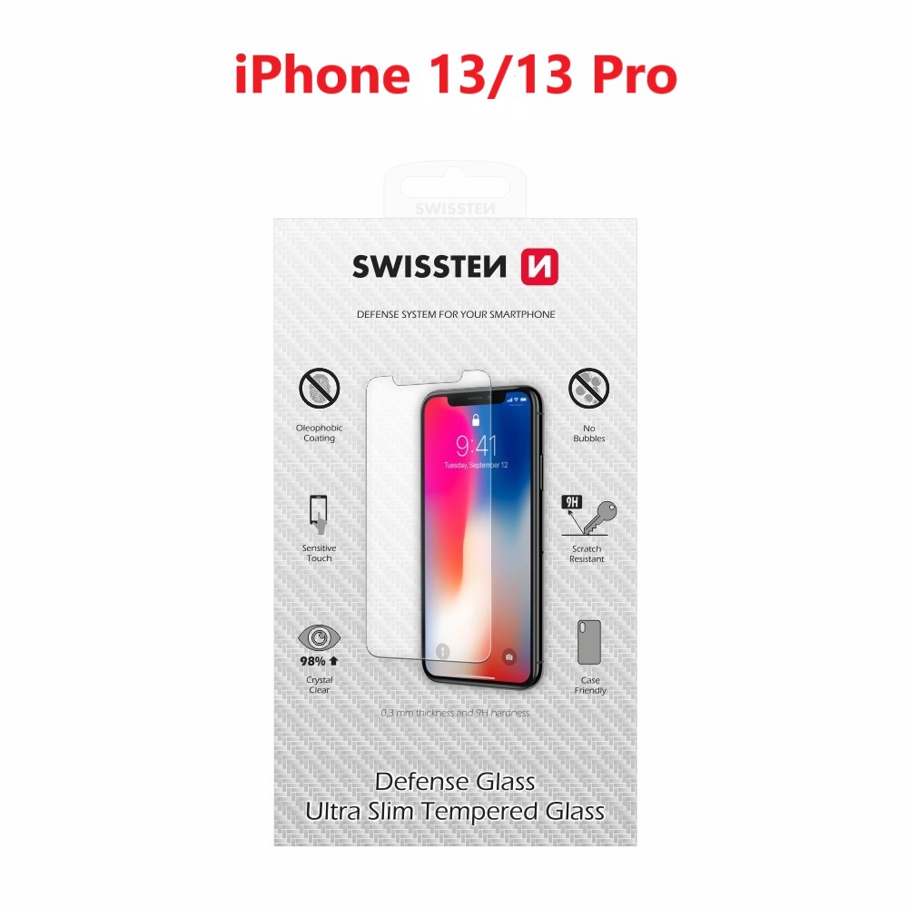 Ochranné tvrdené sklo Swissten pre iPhone 13 - 13 Pro