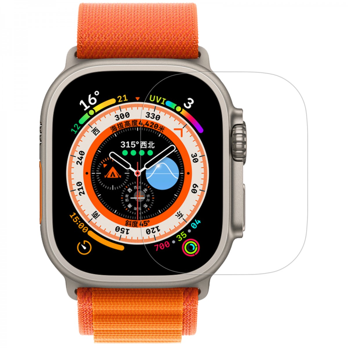 Tvrdené sklo Nillkin H+ PRO Anti Explosion pre Apple Watch Ultra (2 ks)