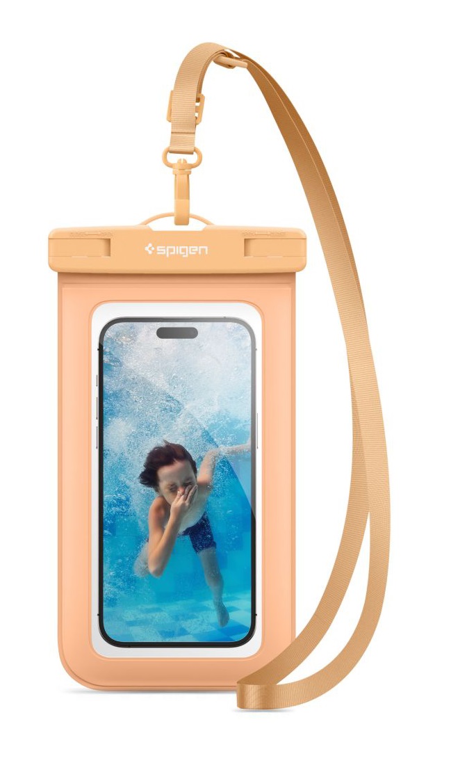 Vodotesné puzdro na mobilný telefón Spigen A601 apricot