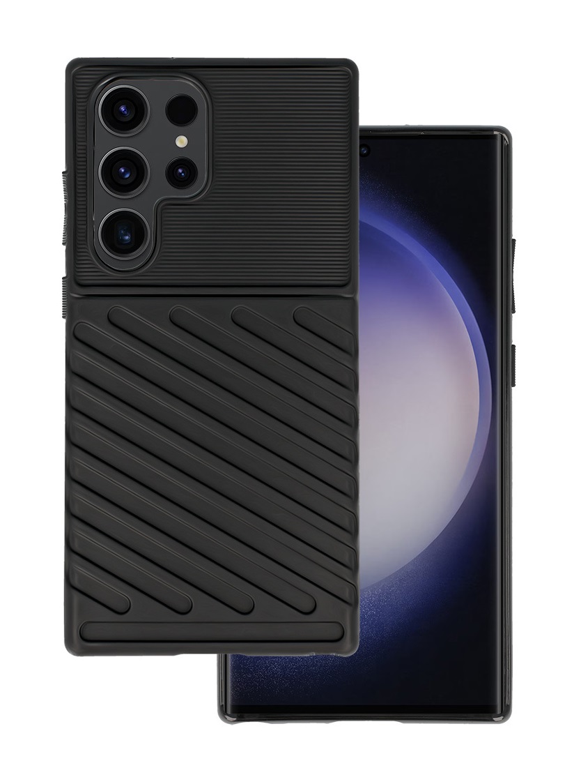 Zadný kryt Thunder na Samsung S23 Ultra čierny