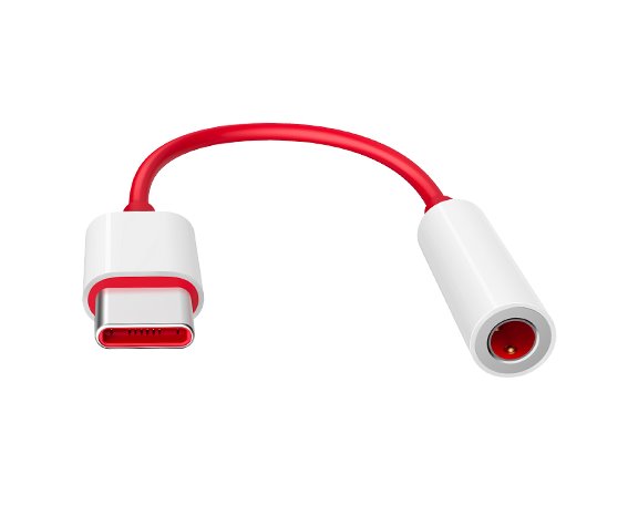 Adaptér OnePlus Type-C na 3,5 mm červený (Bulk)