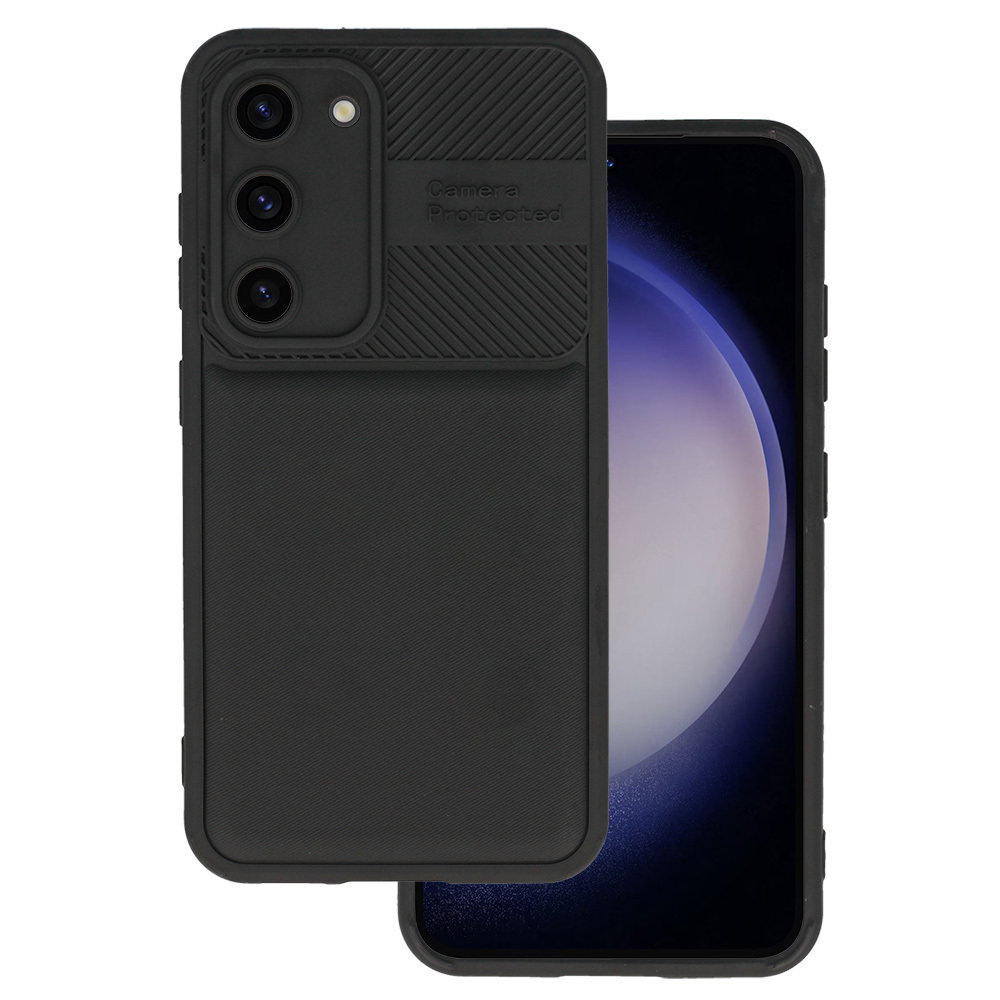 Zadný kryt Camera Protected pre Samsung S23 Plus čierny