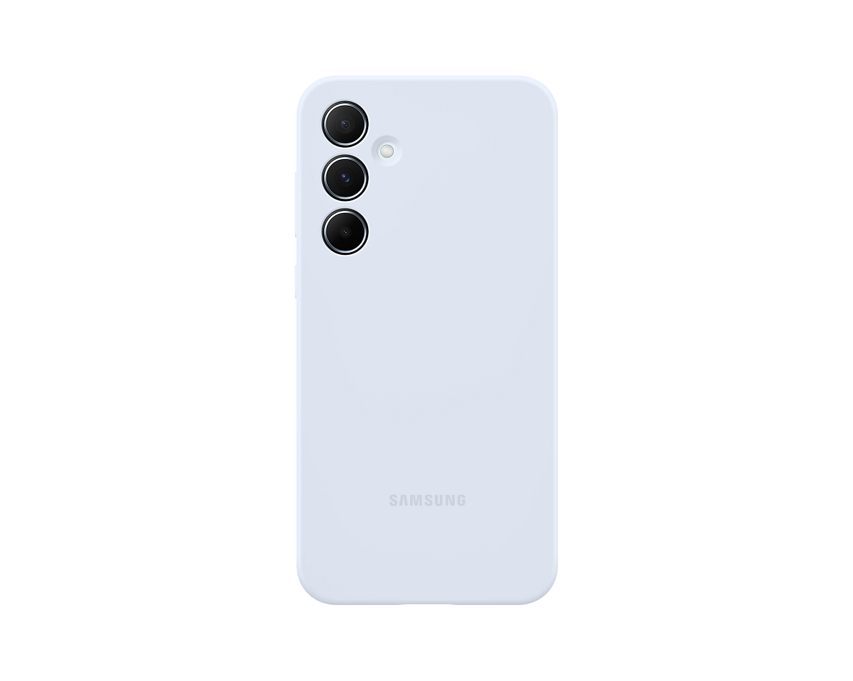 EF-PA556TLE Silikónový kryt Samsung pre Galaxy A55 Light Blue