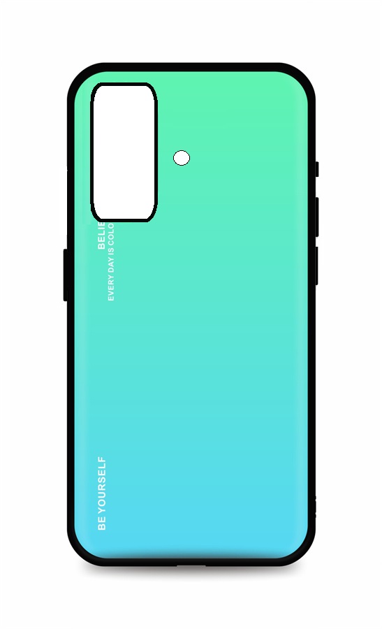 Zadný pevný kryt LUXURY pre iPhone 16 dúhový zelený