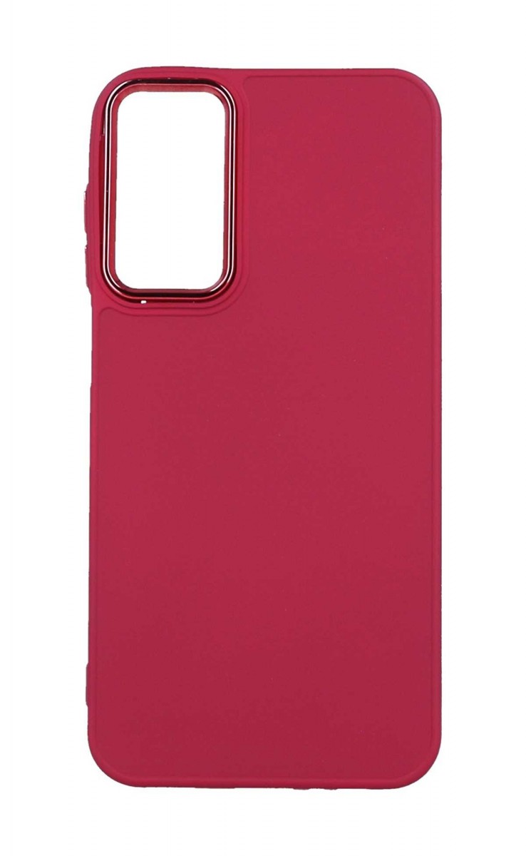 Zadný kryt Frame na Samsung A55 malinový