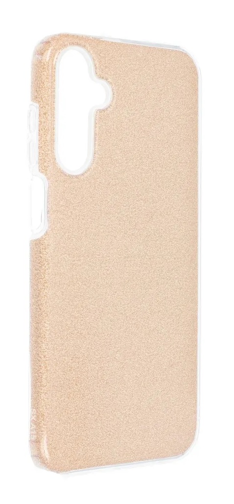 Zadný pevný kryt na Samsung A55 glitter zlatý