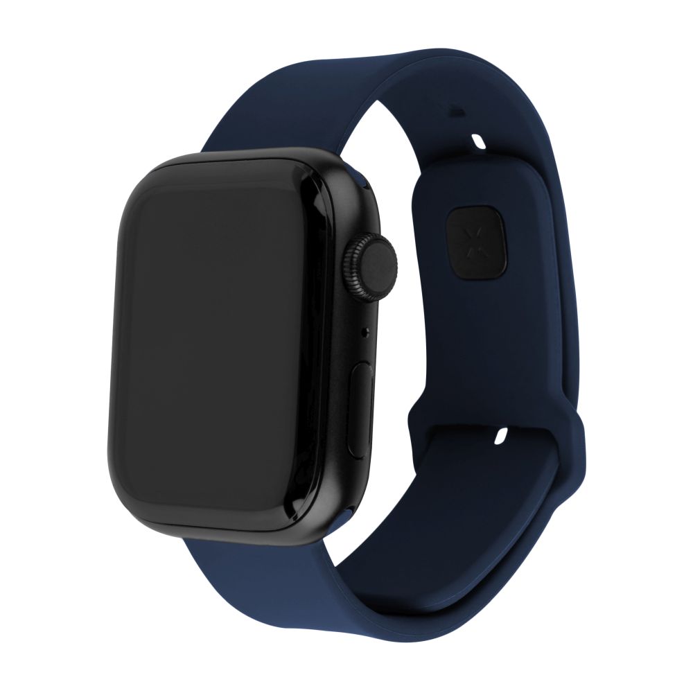Sada silikónových remienkov FIXED Silicone Sporty Strap pre Apple Watch Ultra 49 mm, modra