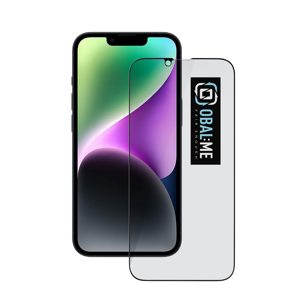 Tvrdené sklo OBAL:ME Privacy 5D pre Apple iPhone 13/13 Pro/14/16e Black