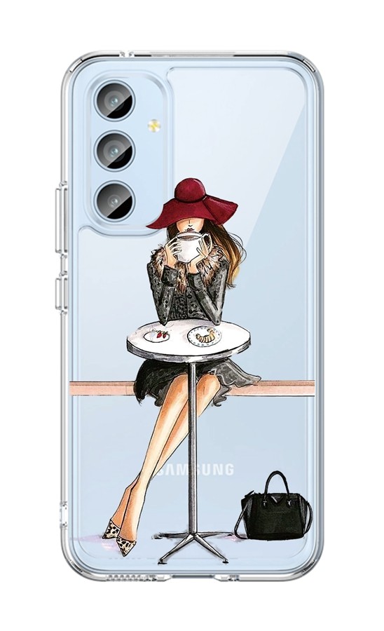 Zadný pevný kryt Image na Samsung A54 5G Lady 6