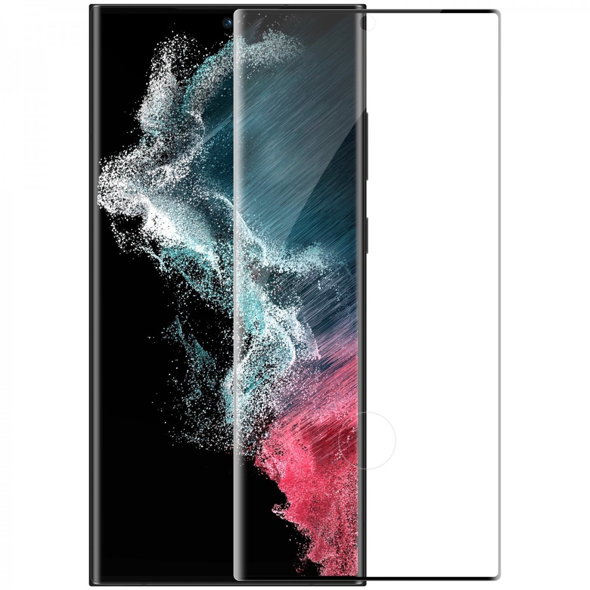 Nillkin Tvrdené sklo 3D CP+ MAX Black pre Samsung Galaxy S23 Ultra