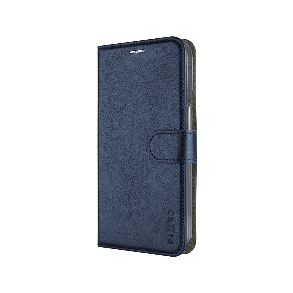 Flipové puzdro FIXED Opus pre Samsung Galaxy A55 5G, modré