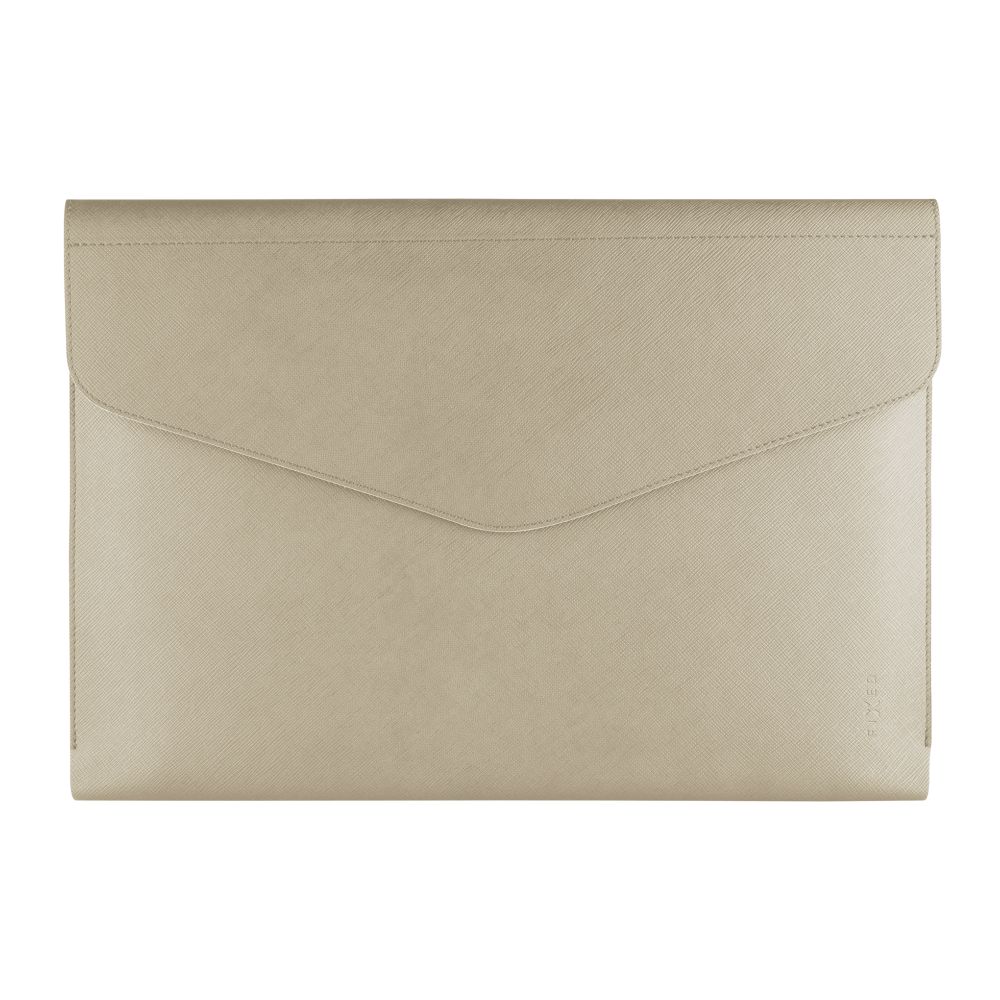 Puzdro FIXED Siena pre notebooky a tablety do veľkosti 13", krémové