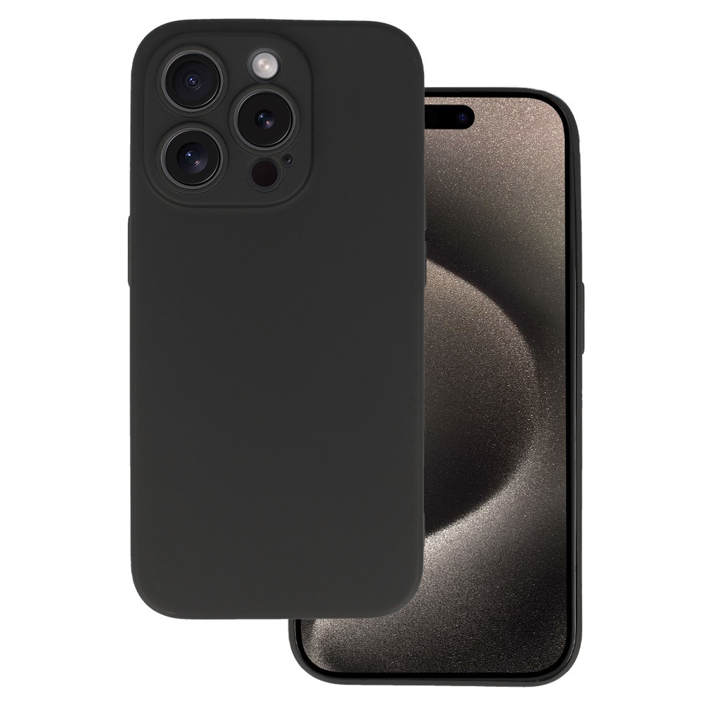 Zadný kryt MATT pre iPhone 16 PRO MAX čierny