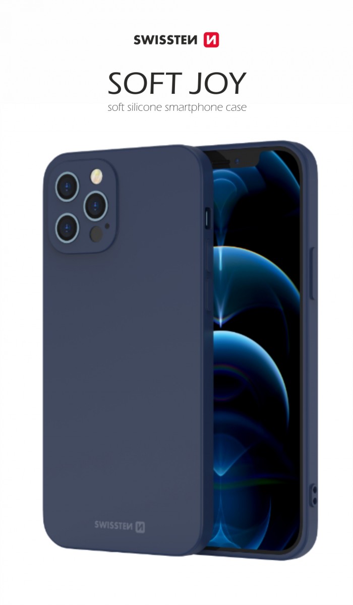 Zadný kryt Swissten Soft Joy pre iPhone 16 Plus modrý