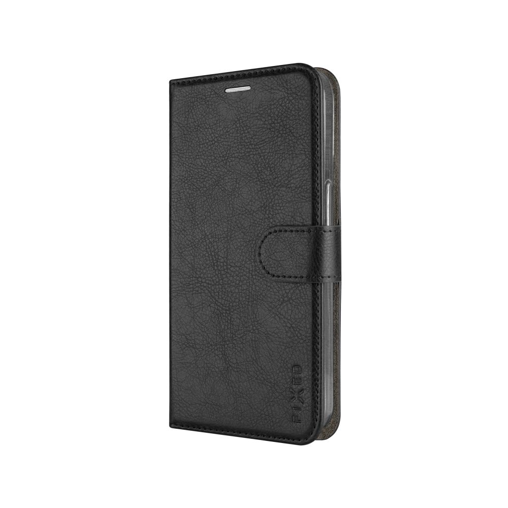 Flipové puzdro FIXED Opus pre Samsung Galaxy S21 FE 5G, čierne
