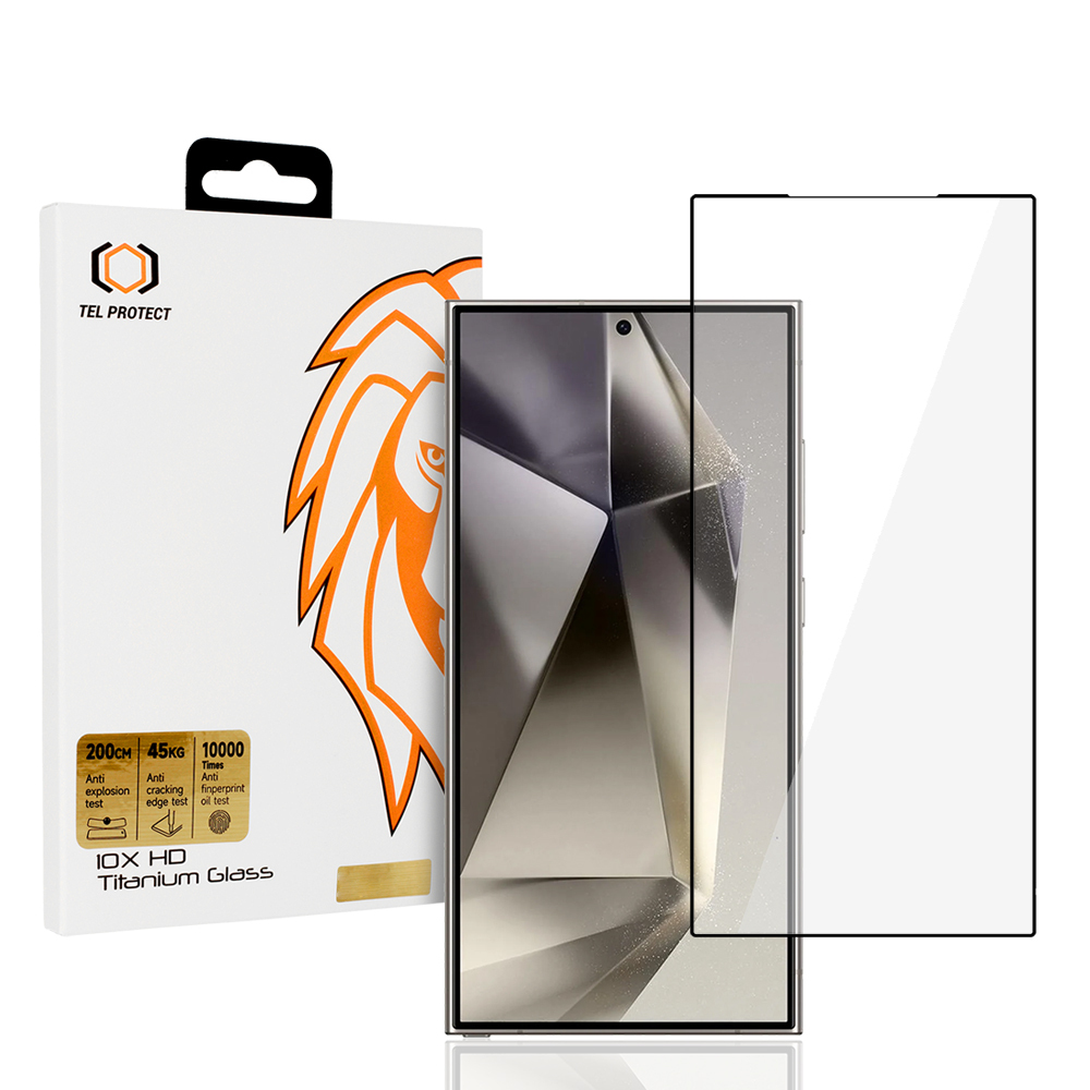 10X HD Titanium tvrdené sklo pre Samsung S24 Ultra