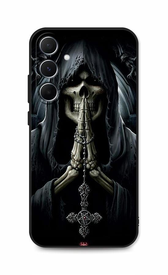 Zadný kryt DARK na Samsung A55 Grim Reaper