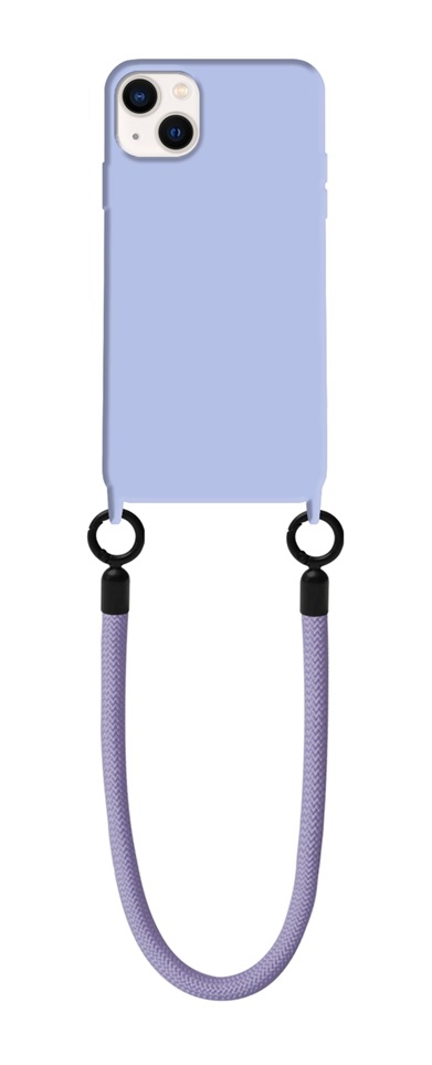 Zadný kryt Minimalist Wrist Strap pre iPhone 14 modrý