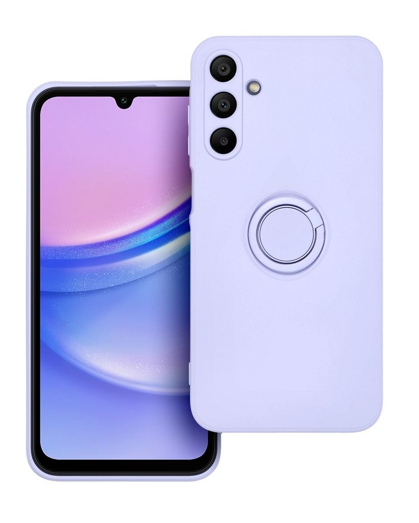 Zadný kryt RING na Samsung A15 fialový