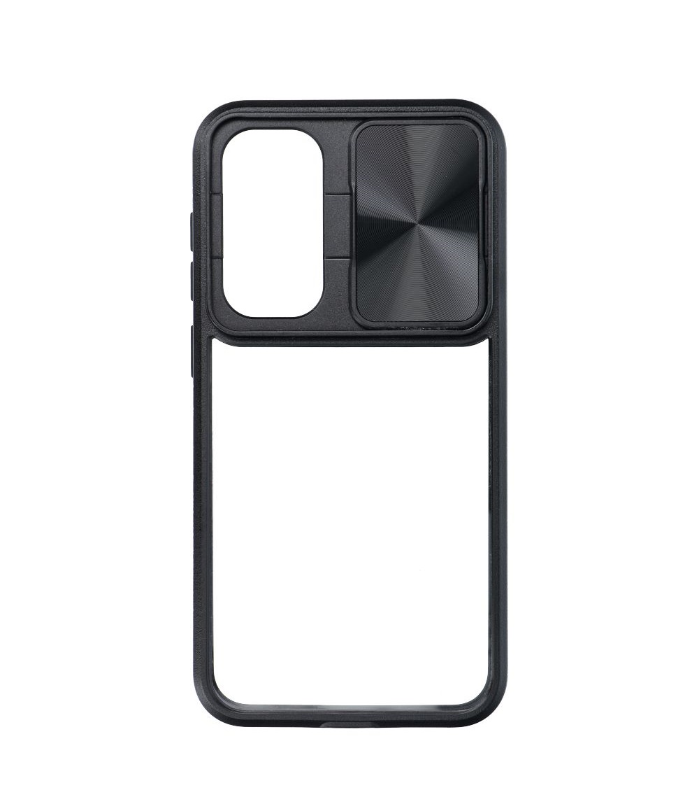 Zadný pevný kryt SLIDER pre iPhone 16 Plus priehľadný