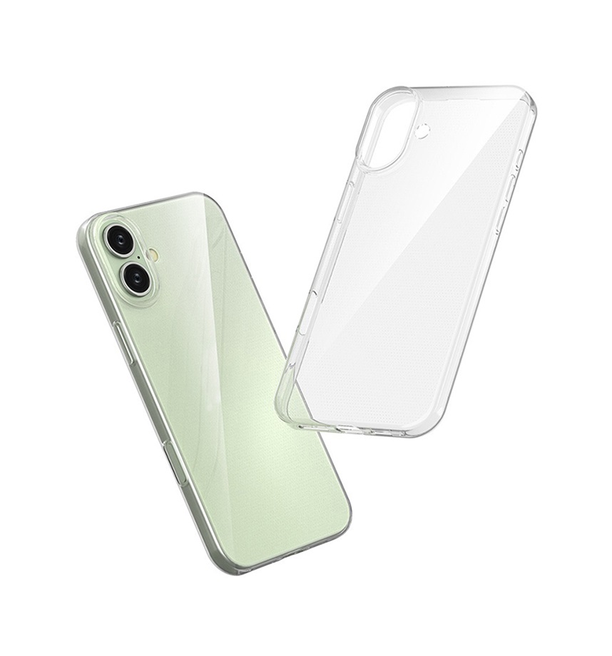 Zadný kryt Clear pre iPhone 16 Plus 1,5 mm priehľadný