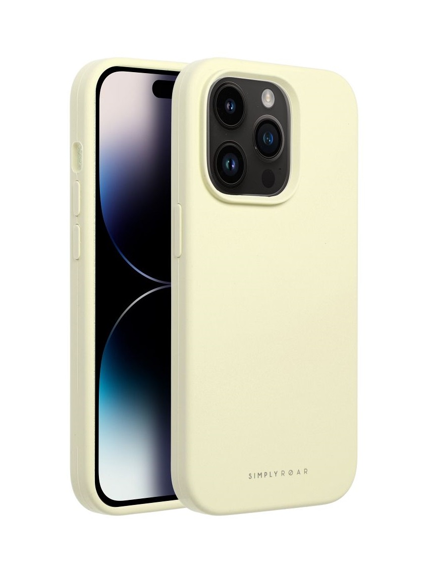 Zadný kryt Roar Cloud pre iPhone 16 Pro svetložltý