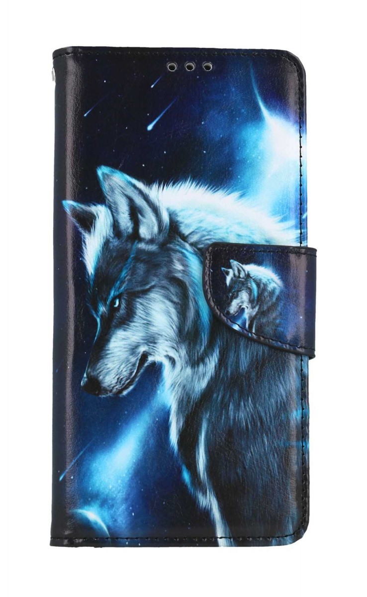 Flipové puzdro TopQ pre Xiaomi Redmi Note 13 Pro Vlkodlak