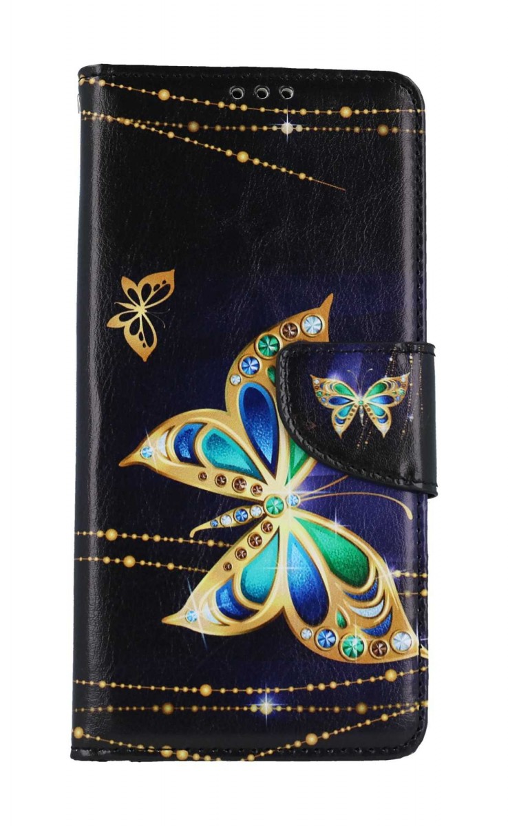 Flipové puzdro TopQ pre Xiaomi Redmi Note 13 Pro Zlatý motýlik