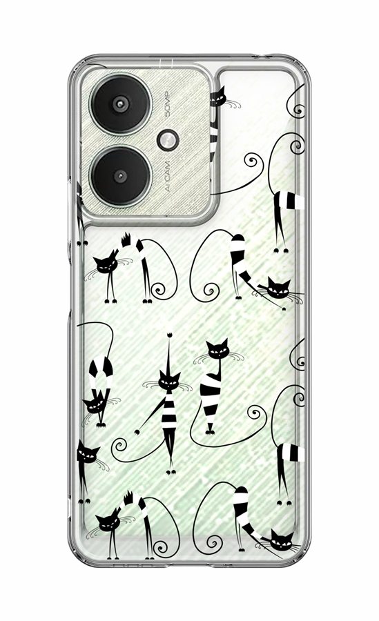Zadný pevný kryt Image na Xiaomi Redmi 13C Cats 1