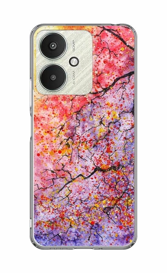 Zadný pevný kryt Image na Xiaomi Redmi 13C Abstract Tree