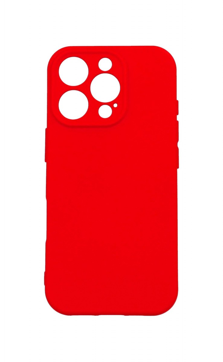 Zadný kryt Essential pre iPhone 16 Pro červený