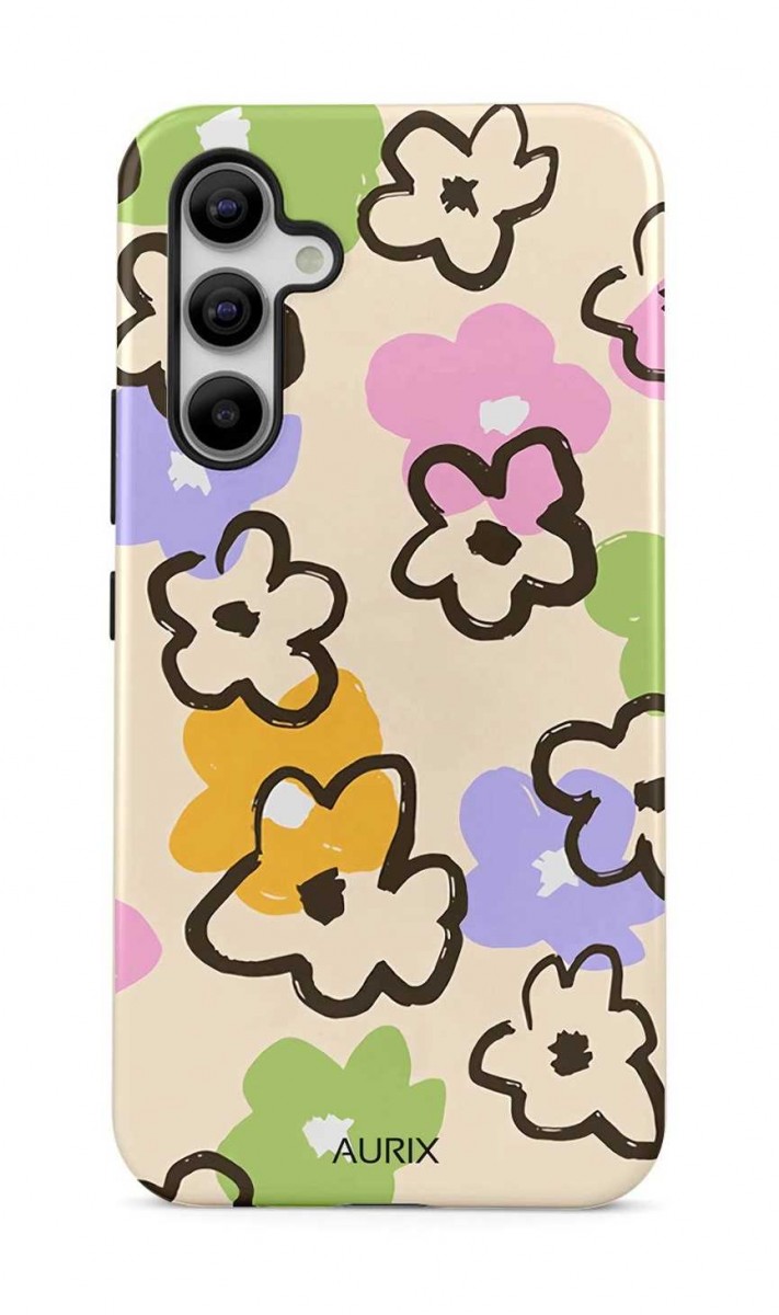 Zadný pevný kryt AURIX na Samsung A54 5G Flower Drawing