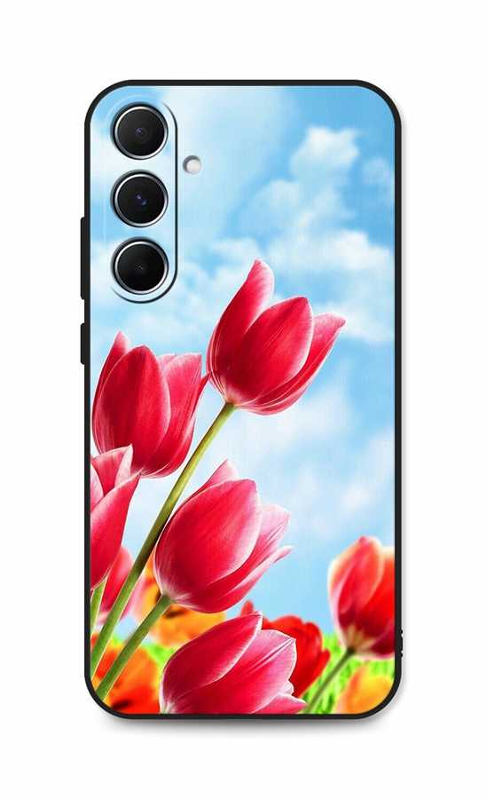 Zadný kryt DARK na Samsung A15 Tulips