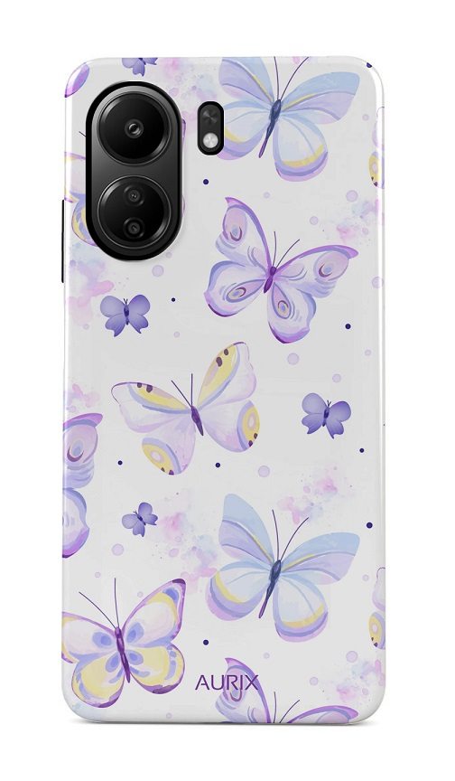 Zadný pevný kryt AURIX na Xiaomi Redmi 13C Butterflies