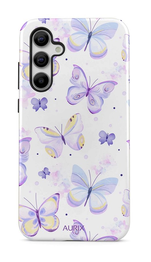 Zadný pevný kryt AURIX na Samsung A55 Butterflies