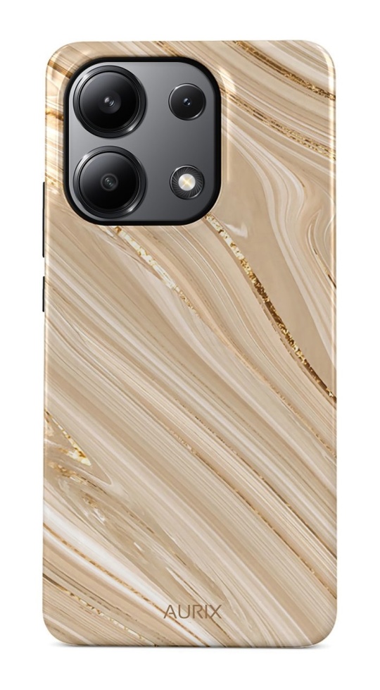Zadný pevný kryt AURIX na Xiaomi Redmi Note 13 Pro Golden Sands