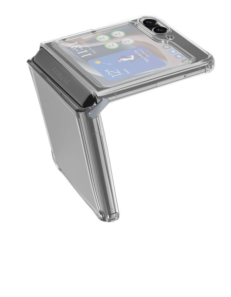 Zadný kryt Cellularline Impact pre Samsung Galaxy Z Flip5, číry