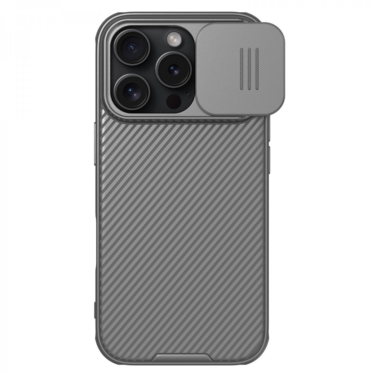 Zadný kryt Nillkin CamShield PRO pre Apple iPhone 16 Pro Titanium Gray